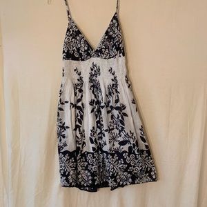 Blue and White Beach Dress